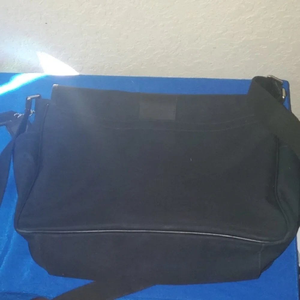 VTG Coach Transatlantic Canvas Messenger Bag